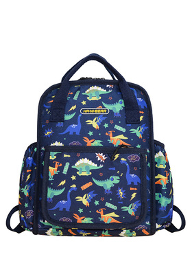 幼儿园书包中大班男童女童大容量双肩包多功能手提包出游双肩包