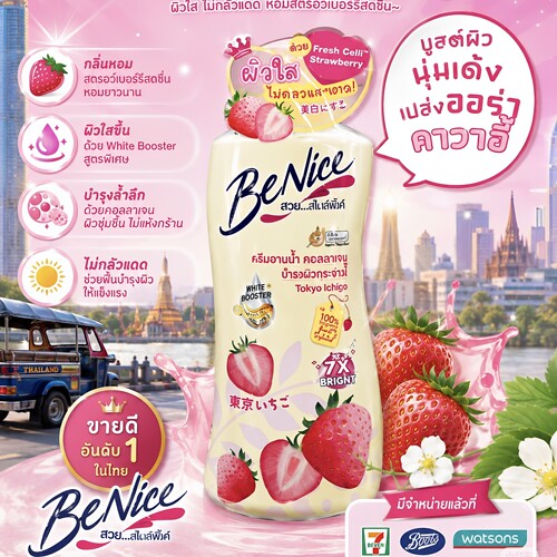 泰国Benice水果沐浴露