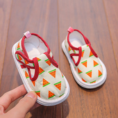 子婴幼儿学步2单鞋 3岁男女宝宝老北京千层底鞋 软底 儿童手工布鞋