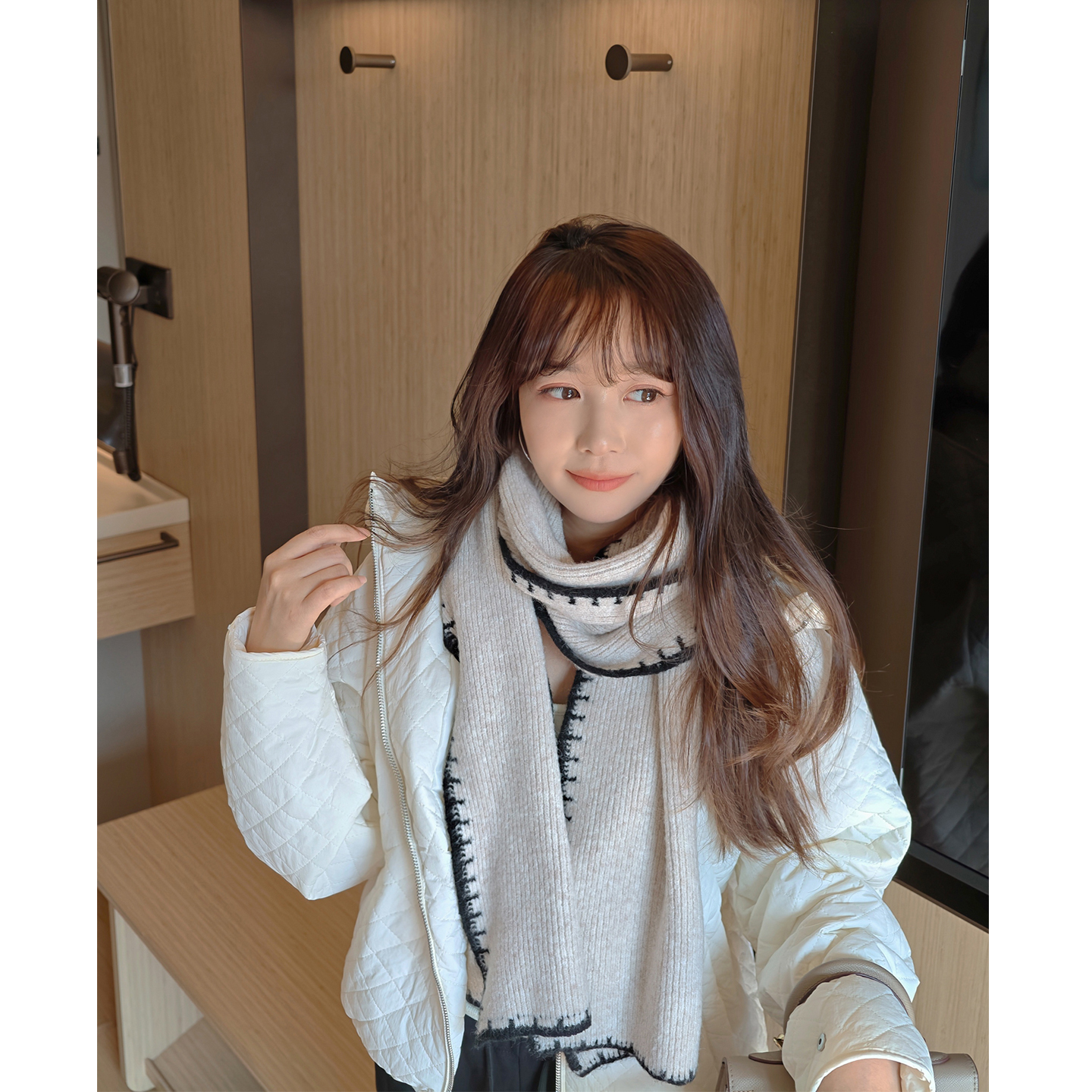 冬季羊毛混纺流行复古百搭围脖