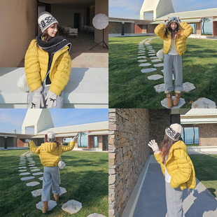 排骨羽绒服女小个子立领短款2025年秋冬新款宽松气质90%鸭绒外套