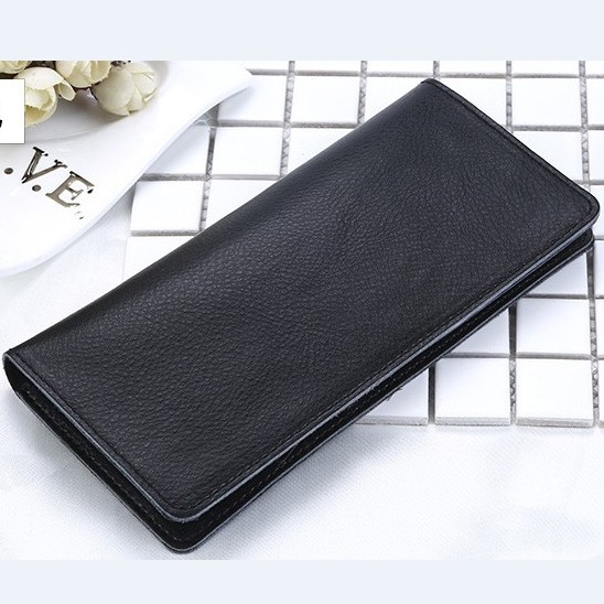 包邮里外全真皮长皮夹纯牛皮耐磨耐用新款特价皮货推荐头层长钱包