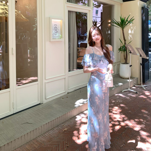 Baby61斜裁吊带连衣裙