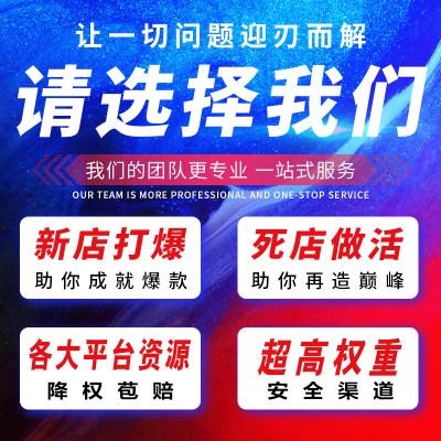 淘宝s店铺运营放做网店托管单人工直通车钻展bu优化平台搭建团队1