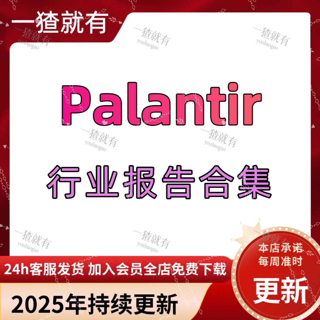 2025年Palantir公司行业报告合集 大数据龙头Palantir研究报告,商务/设计服务,设计素材/源文件,淘宝优惠券,粉丝福利购,淘宝优惠卷