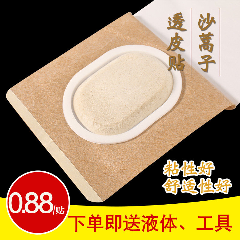透皮贴沙蒿子亚宝透皮专用贴透气胶贴敷穴位中药贴防敏冷敷三伏贴