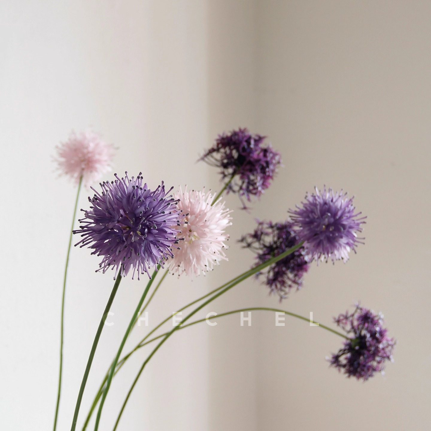 chechel 花葱巨韭仿真花假花 花艺配材 家居酒店商务装饰花艺