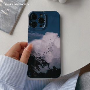 降雨之前。适用iPhone17promax苹果16飞鸟集手机壳新款小众高级华为p80nova14治愈系ins风艺术设计感reno13