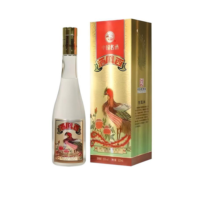 55度凤凰标西凤酒500ml*1瓶西凤凤凰标凤香型白酒高度西凤酒