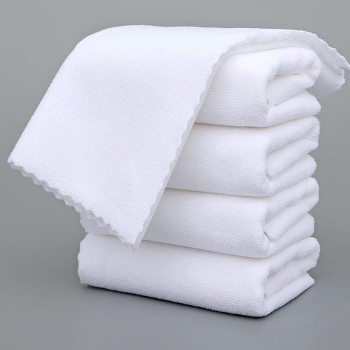 White Towel Hair And Foot Therapy Bath Hotel Cut Lace Fine F