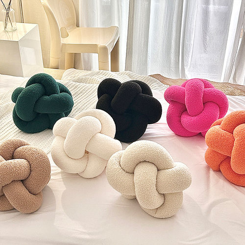 Hand-woven Knotted Ball   Sofa  Living Room Single Strand Ei