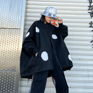 sleeved tren Kong collar stand long retro style Hong 2025