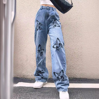 Direct Fashion Design Sense Loose Women's Printed Pattern St