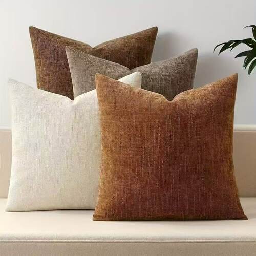 American Style Retro Soft Textured Chenille  Decorative  Sol