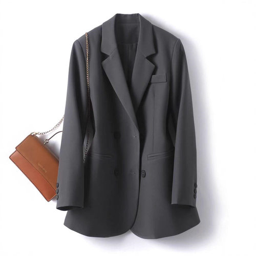 Grey at Women's 2026 Korean Style Elegant mmuter Style Littl