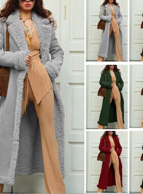 24 Thickened Women's Jacket Extra Long Warm at European Vers