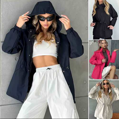 Ladies Waterproof Jacket Slim Fit And Windproof