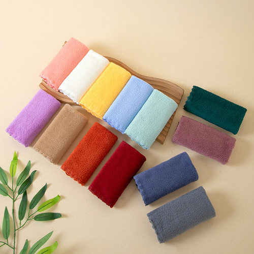 ral Fleece Cutting Edge Small Square Towel Card Towel Kinder