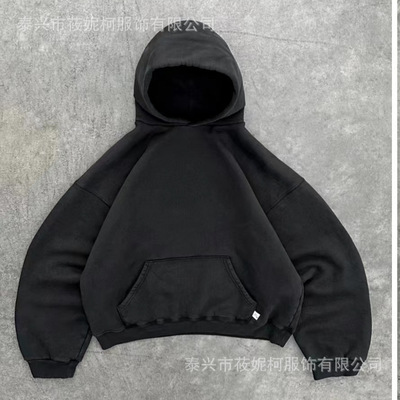 2026 Solid lor Loose High Sreet Fashionable Personality Flow