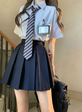 Japanese Jk Uniform llege Style Loose And Versatile Chic Str