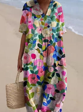 2026 Clothing Women's Explosive mforle Loose Printing Long