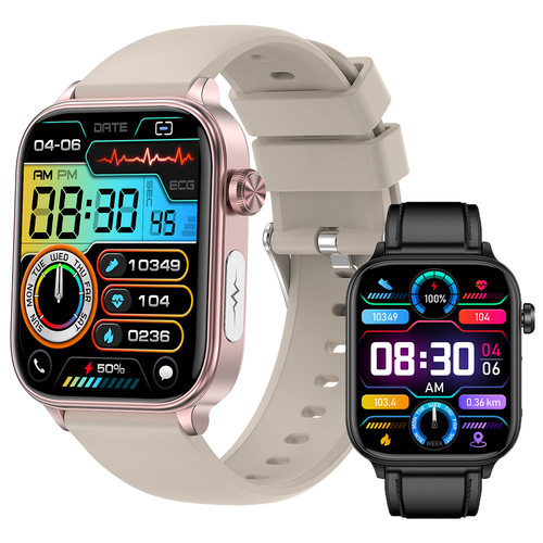 Et570 Smart Watch Call Ecg Electrocardiogram Function Non-in