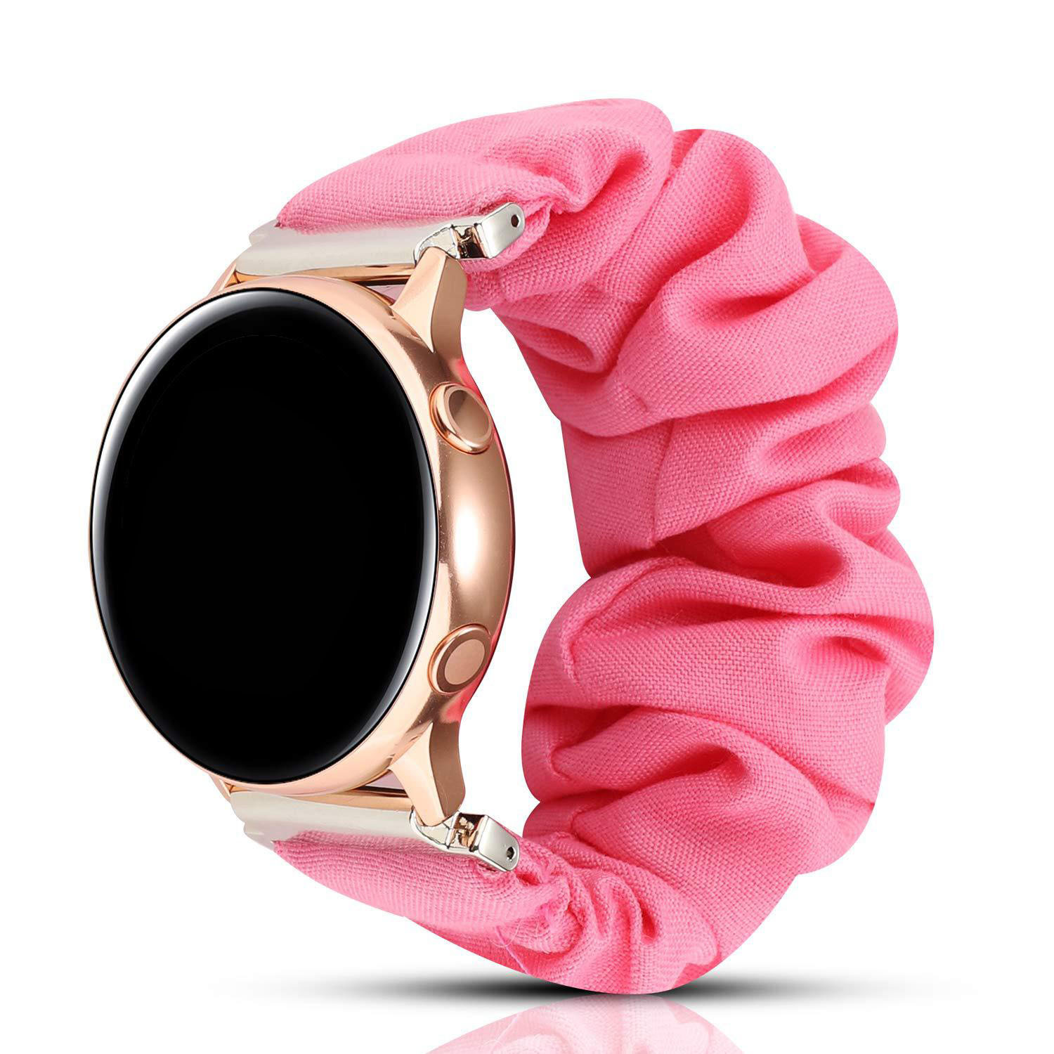 适用于三星18mm20mm22mm watch 4手表带豹纹印花发圈表带深圳厂家