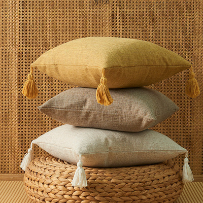 Ins Style tton And Linen  ver Sofa  Living Room  Simple Arti