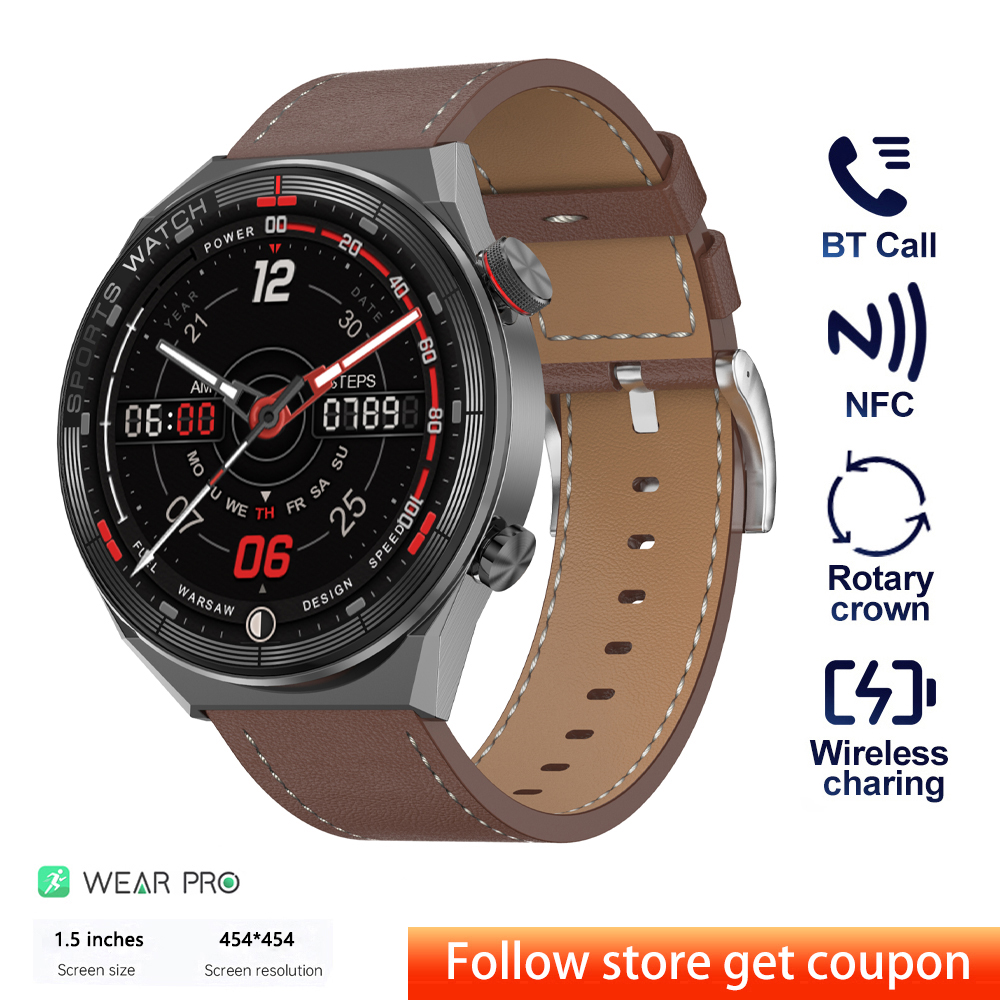 DT3 Mate Smart Watch For Men Women 1.5 Inch HD Screen NFC Sm