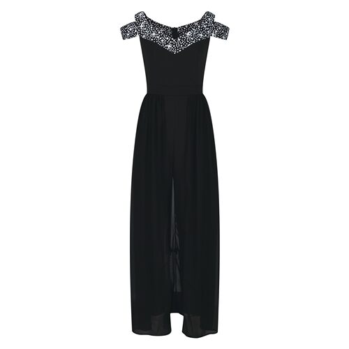Station Fashion Printed V-neck Off-shoulder High-waisted Wom