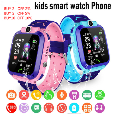 Children's Smart Watch SOS Phone Watch Smartwatch For Kids W