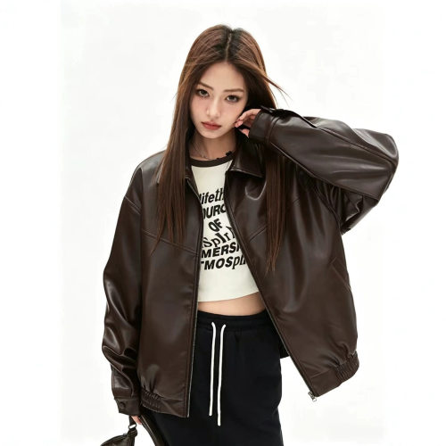 2026 Fashion rend Loose Young Women's Jacket Japanese Retro