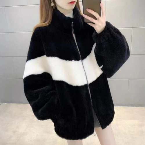 Thick Foreign-style Imitation Rabbit Fur Coat For Women With