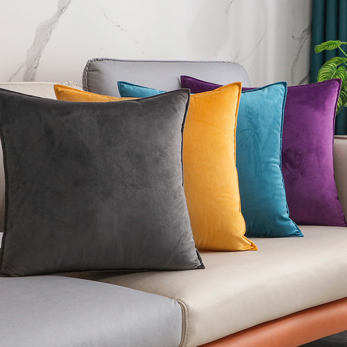 Velvet  Cushion Sofa Office Chair Waist Back  Bedhead Back C