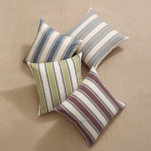 Korean Linen Classic Wide Stripe  Case  Cushion ver 5 lor  D