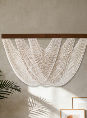 Wood Board tton Rope Decorative Tapestries Hand-woven Solid
