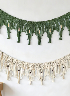 Bohemian tton Rope Hand-woven Wall Hanging Wall Decorations