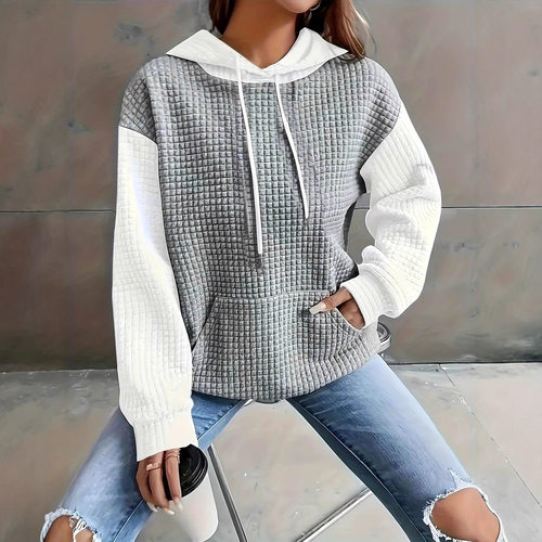 Women's Fashion Large Size lor-matching Pullover Hooded For