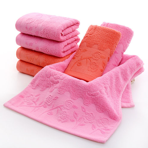 Weak Twisted Rose Towel Wedding Gift Thickened 110g Embroide