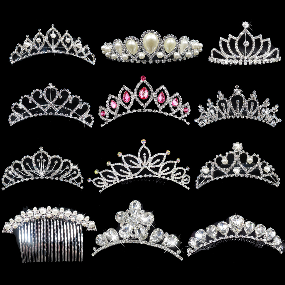 Princess Crown for Girls Party Bridal Crown Tiara Diadem Cry