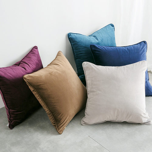 Solid lor Plush  Case Office Sofa Bedside  Hotel  Cushion Wi