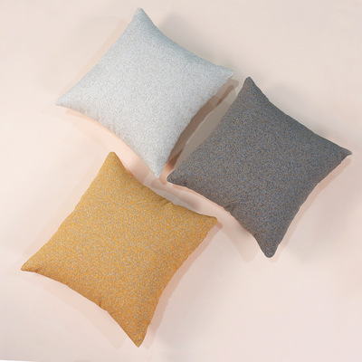 Circle Yarn Mixed lor Texture Chenille  Sofa Backrest Model