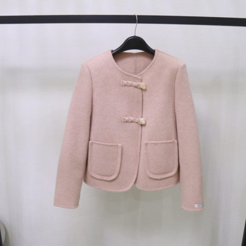 2026 Korean Style Double-sided Wool at For Women Petite Shor