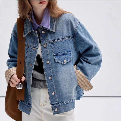 Denim Jacket For Women 2026 Small Loose Slim Design Stitchin