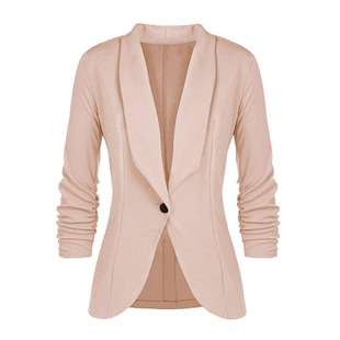 Work Office Pleated Women Sleeves with Suit 2025 Coat