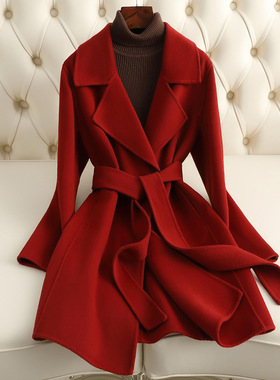 2026 Small Double-sided Cashmere at For Women Mid-length Sli