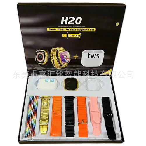 H20 Smart 10in1 Set Metal Case Wireless Charging Movement