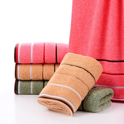 Gaoyang Towel Dark Parallel Three-section tton Towel Thicken