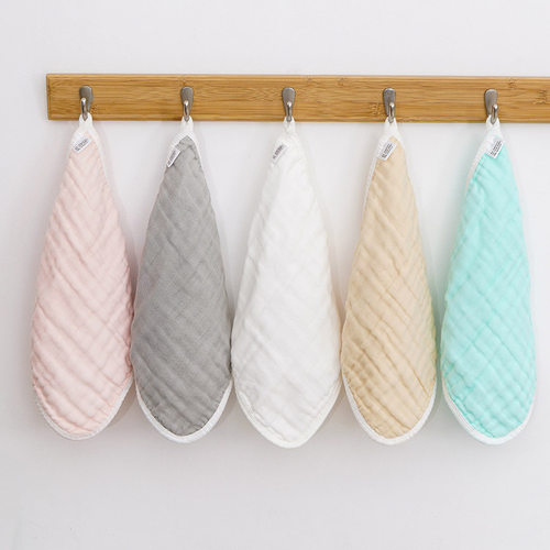 High Density Edge Square Towel Saliva Towel Baby Wash e Smal