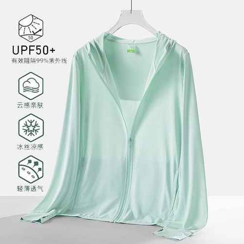 Sun Protection Clothing For Men, Anti-uv Knitted Hooded Card